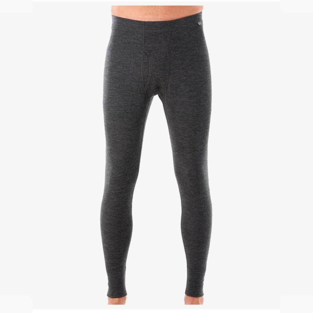 New Mens Base Layer 100% Meriwool Midweight 250g Thermal Pants Charcoal Gray